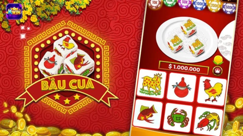 Cược game bầu cua Kwin đa dạng cửa cược 