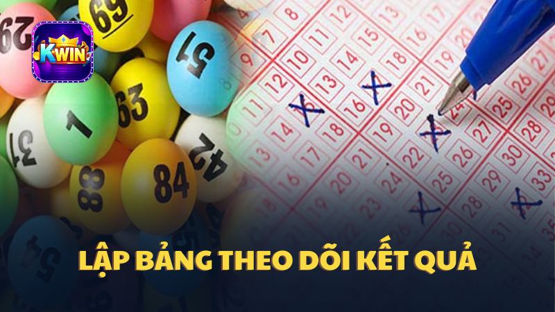 Lập bảng theo dõi kết quả 