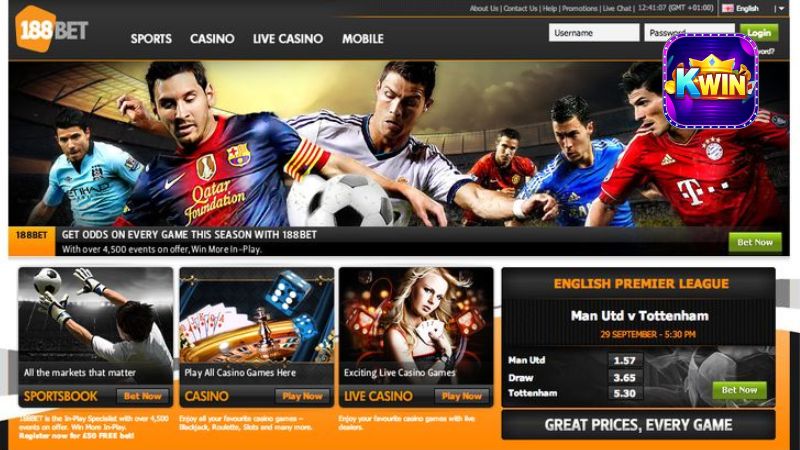 188Bet là nhà cái uy tín và phổ biến trong lĩnh vực cá cược trực tuyến