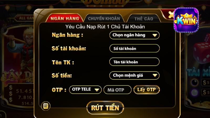 Game bài đổi thưởng qua ngân hàng là một phương thức đổi thưởng phổ biến